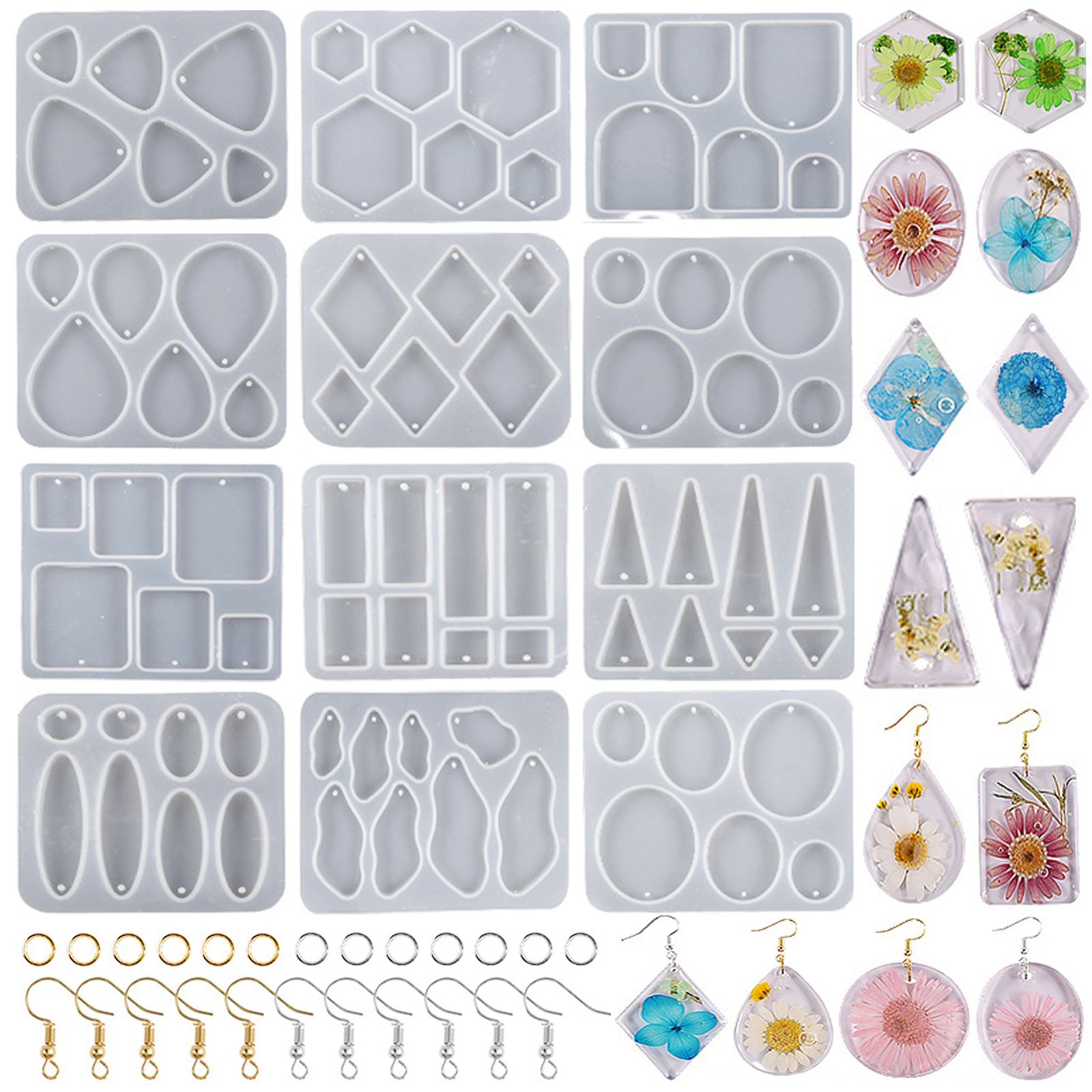 Mixing Cup Silicone - Geometryczny kolczyk wisiorek silikonowe formy do