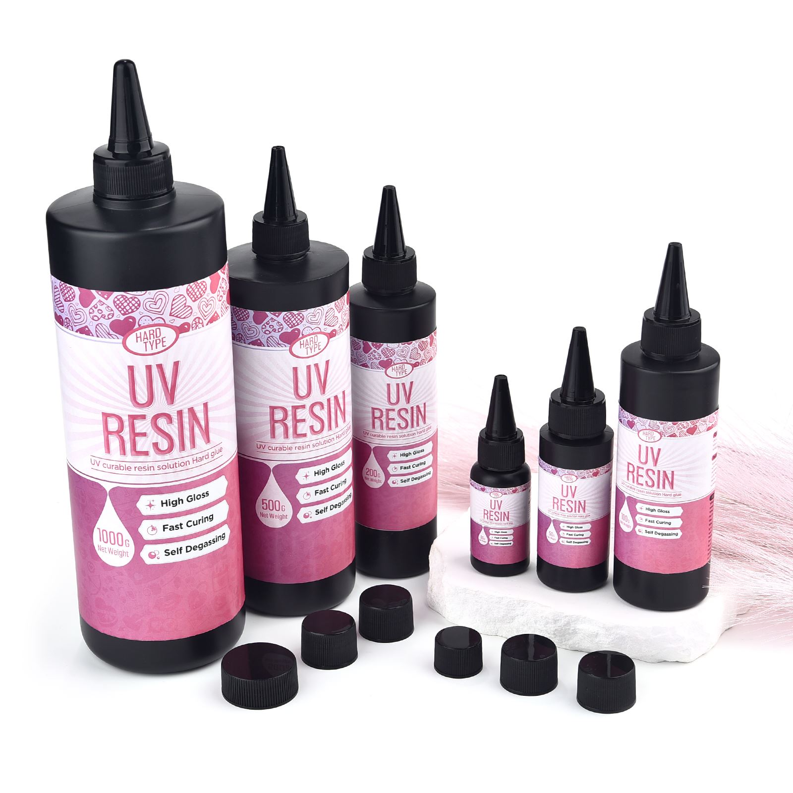 Epoxy Uv Resin Kit - Żywica epoksydowa szybkoschnąca, o wysokiej przezroczystości,