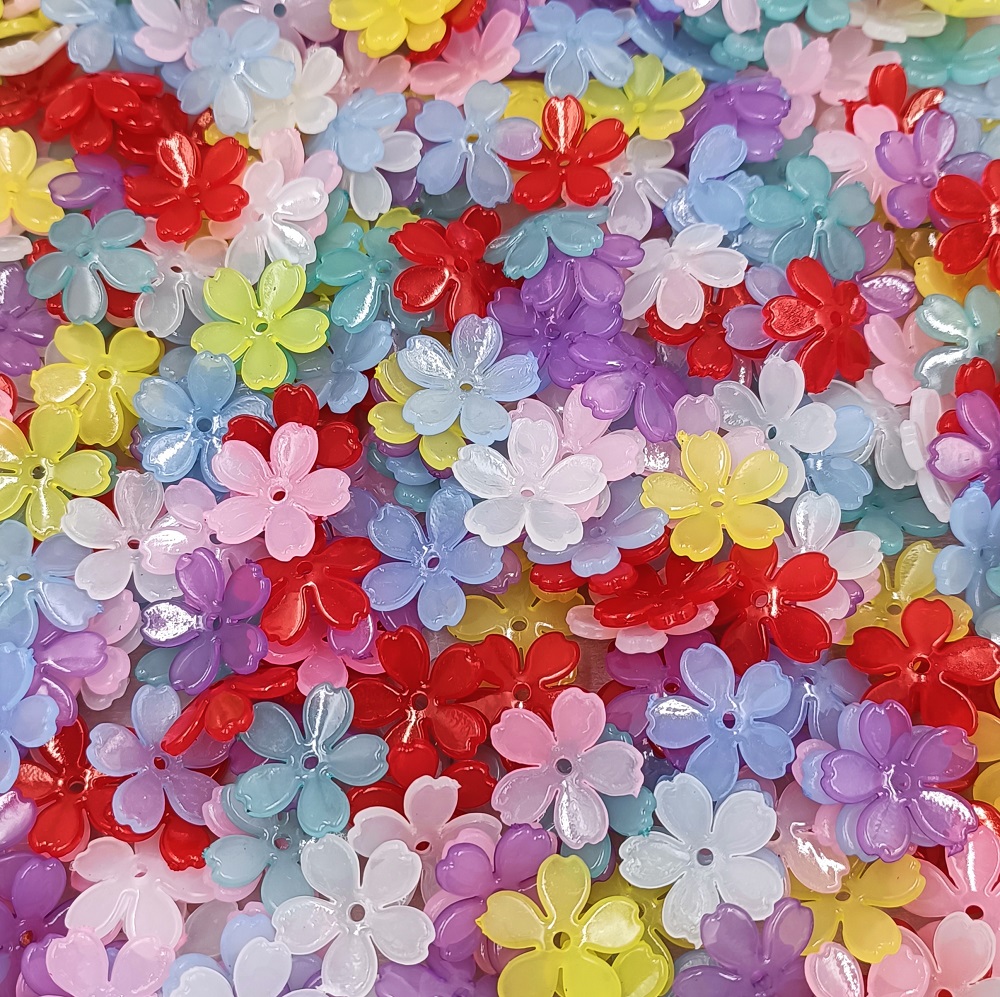 Flower Preservation Resin - 20 sztuk żywica kwiat Sakura koralik