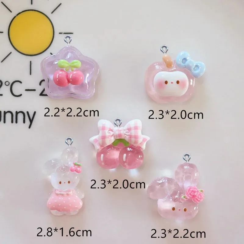 10 szt. Urocze zawieszki z żyw – Resin Crafts Diy recenzja i cena