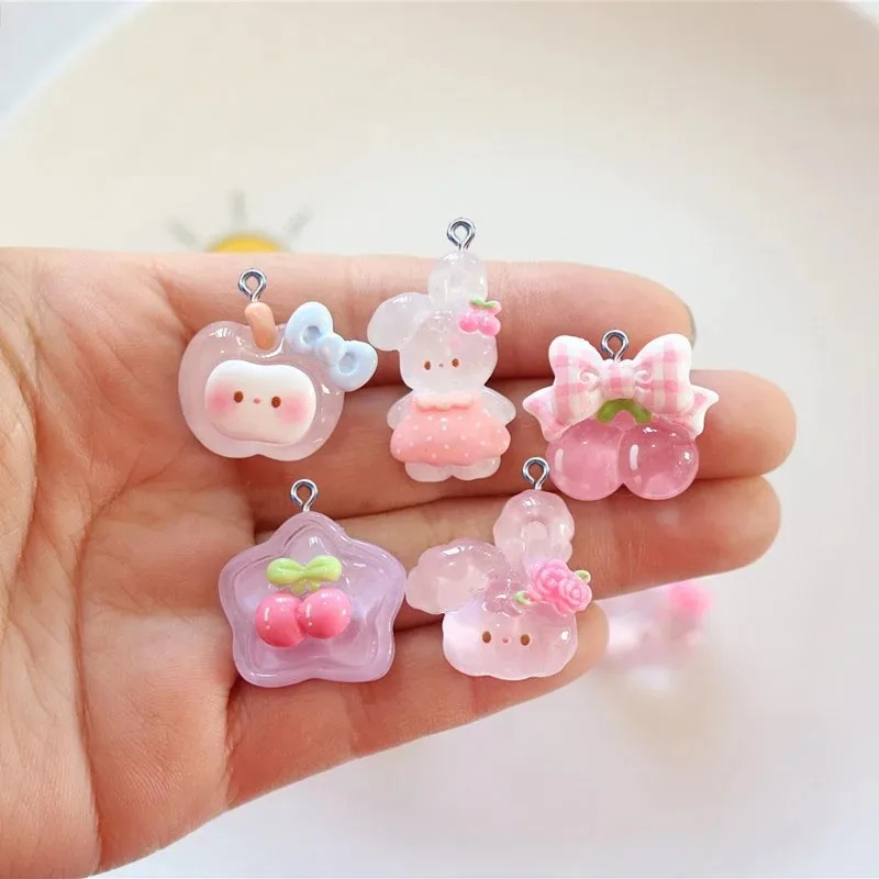 10 szt. Urocze zawieszki z żyw – Resin Crafts Diy recenzja i cena