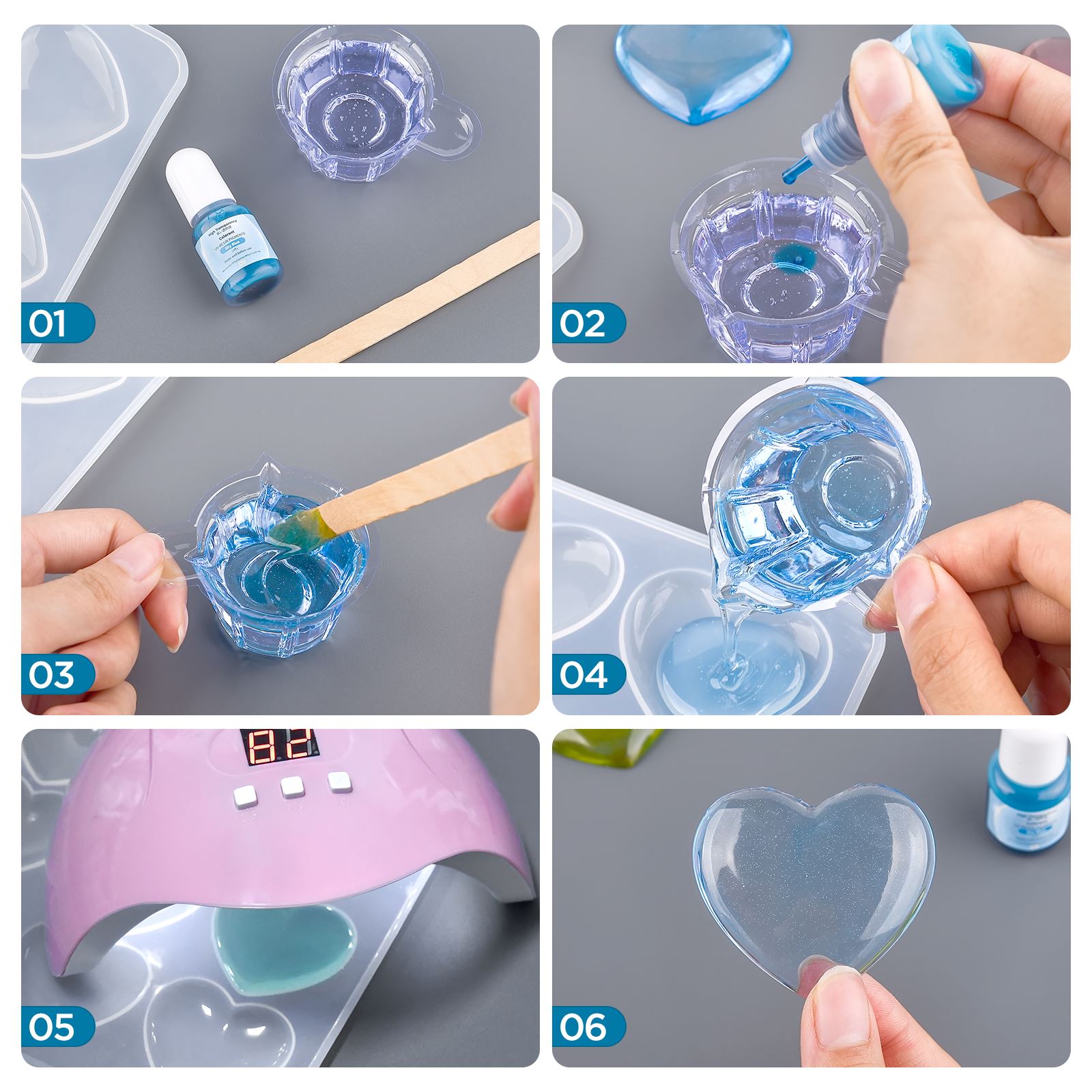 24 Kolory 5ml Pigment do Żywic – Epoxy Uv Resin Kit recenzja i cena