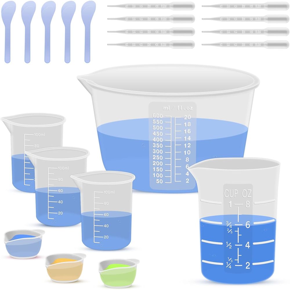 Silikonowe kubki do mieszania  – Mixing Cup Silicone recenzja i cena